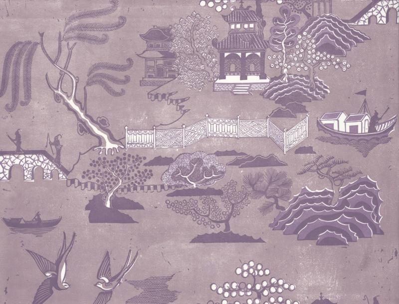 Обои для стен  Hamilton Weston The Marthe Armitage wallpapers Willow-Lilac 