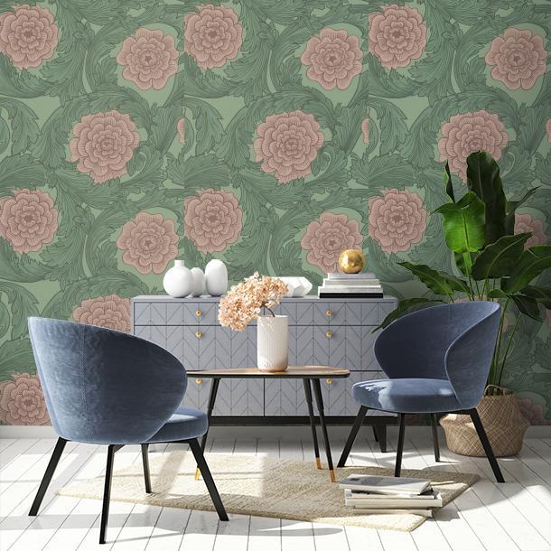 Обои для стен  Midbec Blomstermala 51011  2