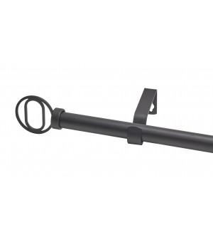 Карниз    kit-visio-noir-mat-200-360-d28-25 