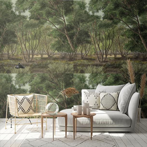 Обои для стен  Faboie Whispering In The Jungle F-WJ6002  1