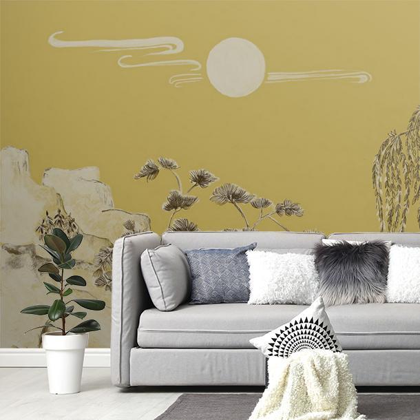 Обои для стен  Faboie Silk Painting I F-SN3004  3