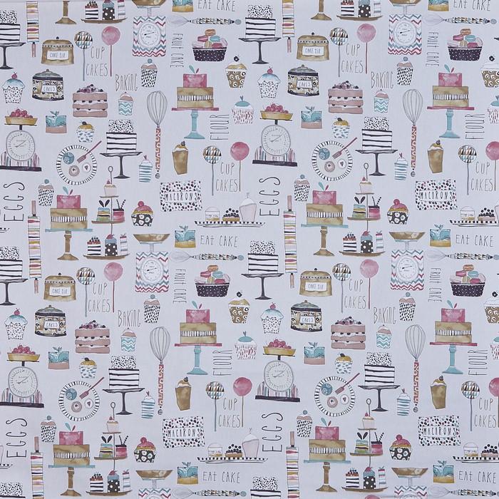 Ткань  Prestigious Textiles Fresh 5001 eat cake_5001-223 eat cake marshmall 