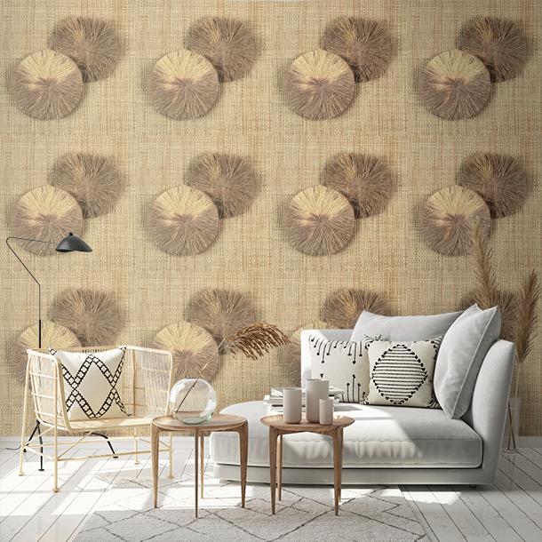 Метражные обои для стен  Raffia Wallcovering 3 WRA_08_21  1