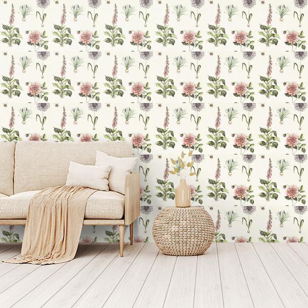 Обои для стен Clarke&Clarke Secret Garden Wallpaper W0197-05  4