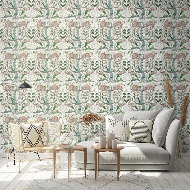 Обои для стен  Clarke&Clarke Mythica Wallcoverings W0219-03  1