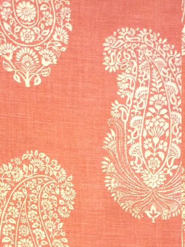 Ткань Titley and Marr Printed Patterns Collection Paisley-Ground-05-Pink-1 