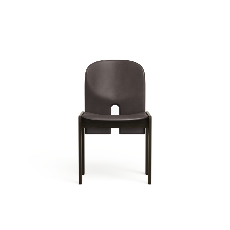 Кресло    Scarpa_121 Chair_Mocca stained ash_Moka leather_Packshot 
