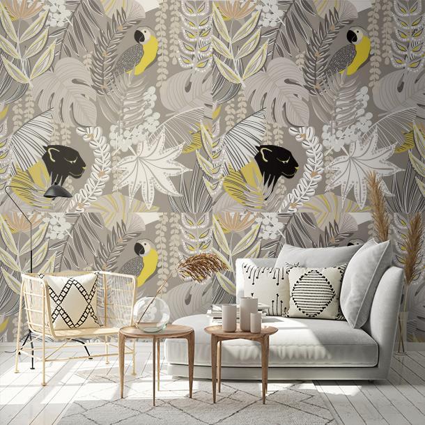 Обои для стен  Faboie Whispering In The Jungle F-WJ1002  1