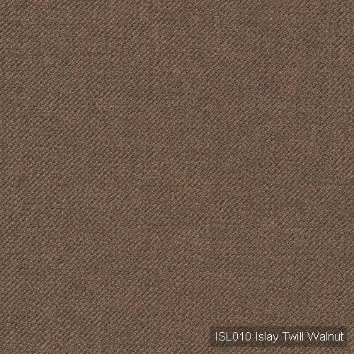 Ткань The Isle Mill Hebrides ISL010 Islay Twill Walnut 