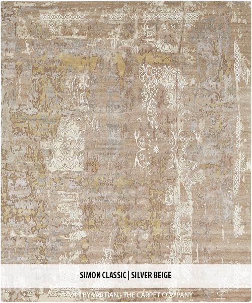 Ковер Vartian Carpets  SIMON+CLASSIC_SILVER+BEIGE 