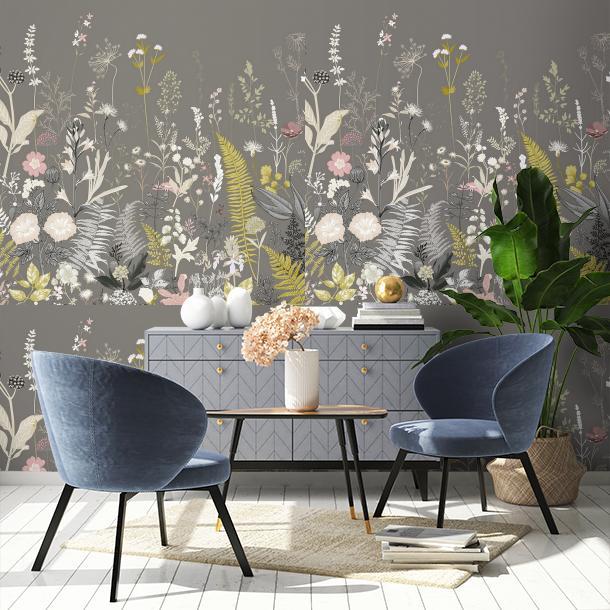 Обои для стен  Faboie Whispering In The Jungle F-WJ8002  2