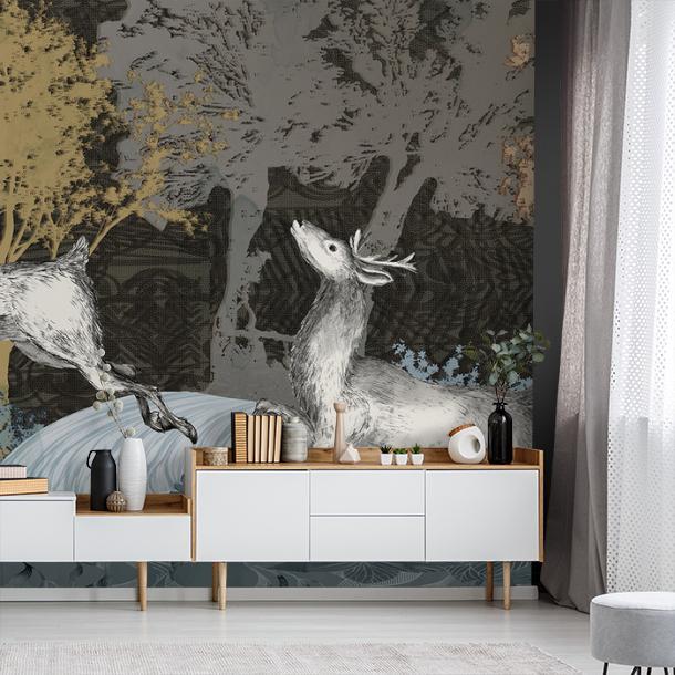 Обои для стен  Faboie Silk Painting I F-SN2003  5