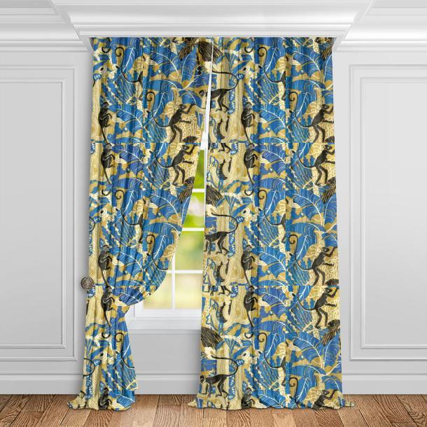 Ткань Misia Les cles de l'archipel m-123703  купить в Москве по выгодной цене|Интернет-магазин дизайнерских решений Decorwall 2