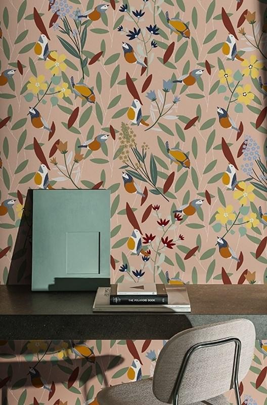 Обои для стен Wall&Deco 2019 Contemporary Wallpaper DANS-LE-BOIS 2019 