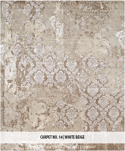 Ковер Vartian Carpets  CARPET_NO14_WHITE+BEIGE 