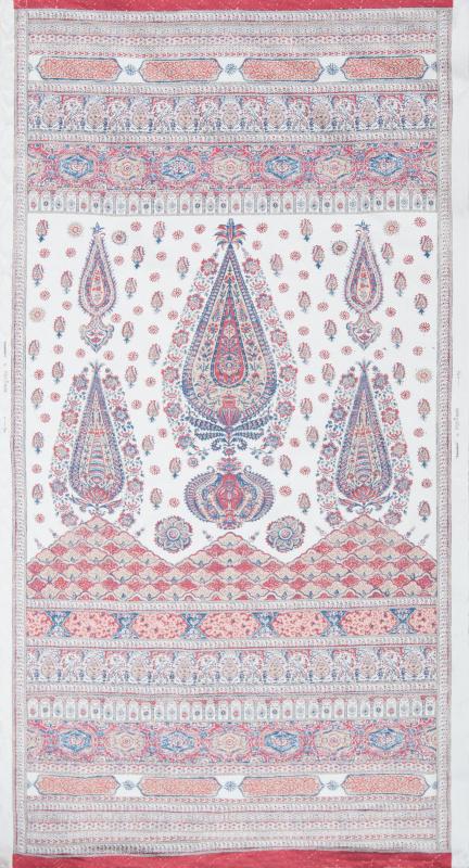 Ткань Titley and Marr Kalamkari Collection Kalamkari-Panel-06-Indigo-and-Madder 