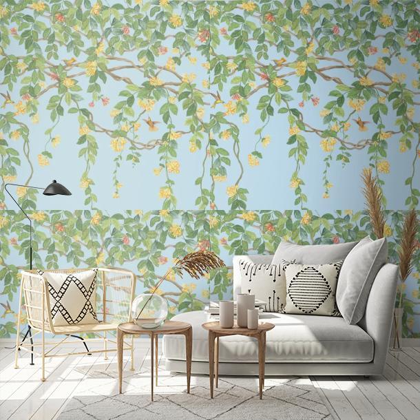 Обои для стен  Cole & Son Selection of Hummingbirds 124-2011  1