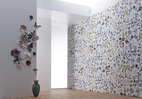 Обои для стен Jakob Schlaepfer Textiles Interior interior_poppy_fleury 