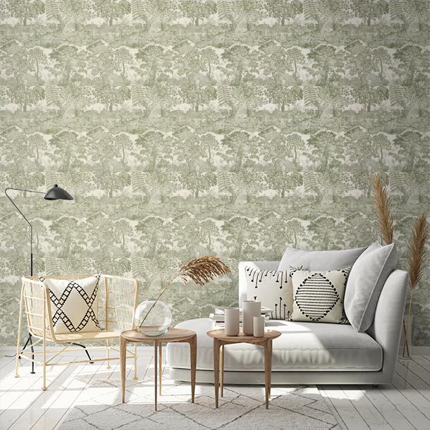 Обои для стен  Sanderson Highgrove Wallcoverings 217479  1