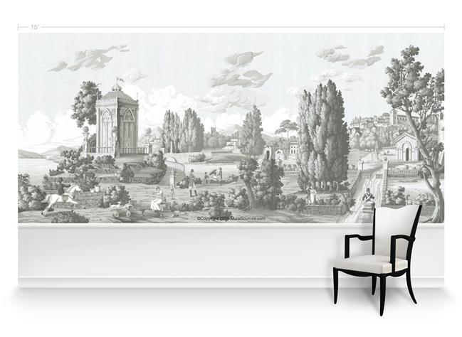 Обои для стен MuralSources European mural panoramics PN-013-GR1-00-2T 