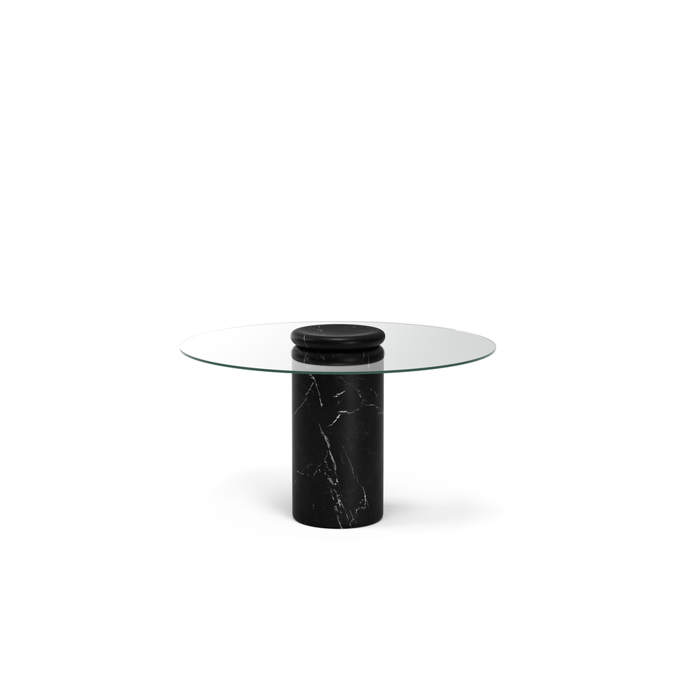 Стол    Castore_Dining_Table_Nero_Marquina_Clear_G 