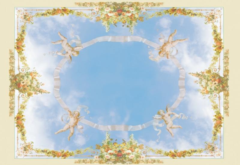 Обои для стен  Affresco Сюжеты для потолков Aff9053 