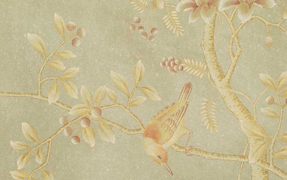 Обои для стен Fromental Chinoiserie C001-nonsuch-col-moss1 