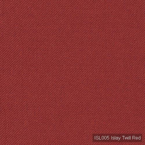 Ткань The Isle Mill Hebrides ISL005 Islay Twill Red 