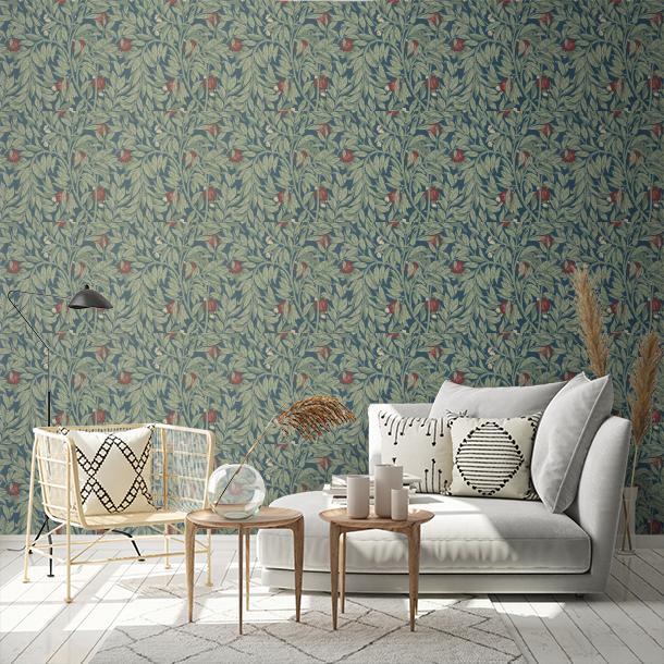 Обои для стен  Sanderson Highgrove Wallcoverings 217495  1