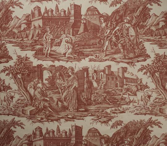 Ткань Marvic Textiles Country House III 6217-1 Terracotta 