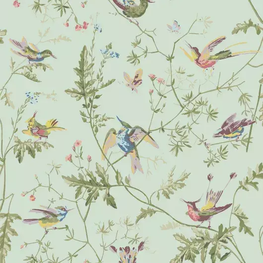 Обои для стен  Cole & Son Selection of Hummingbirds 124-1007 