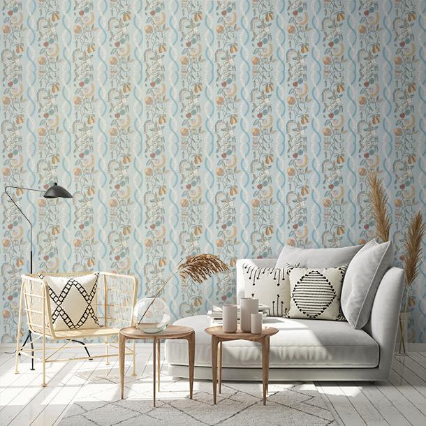 Обои для стен  Sanderson Highgrove Wallcoverings 217501  1