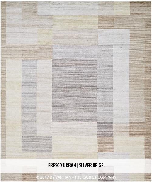 Ковер Vartian Carpets  FRESCO+URBAN_SILVER+BEIGE 