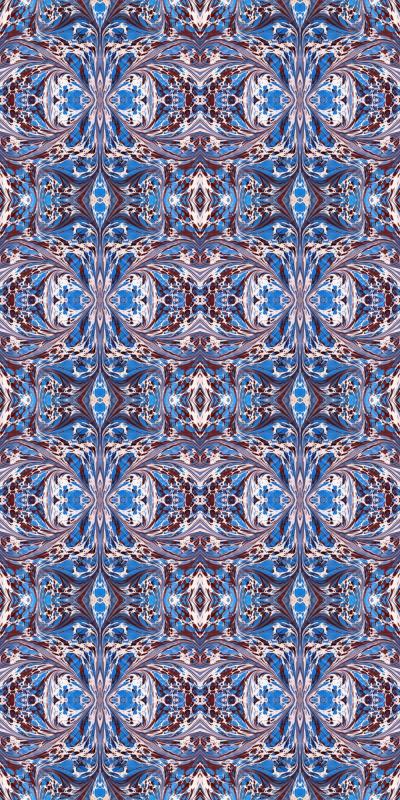 Ткань Susi Bellamy Luxury fabric collection blue-fantasy 