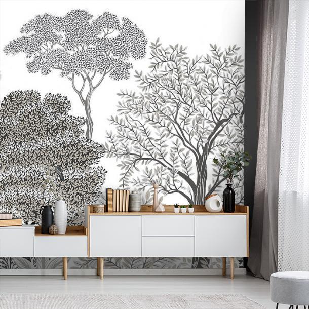 Обои для стен  Faboie Silk Painting I F-SN4001  5