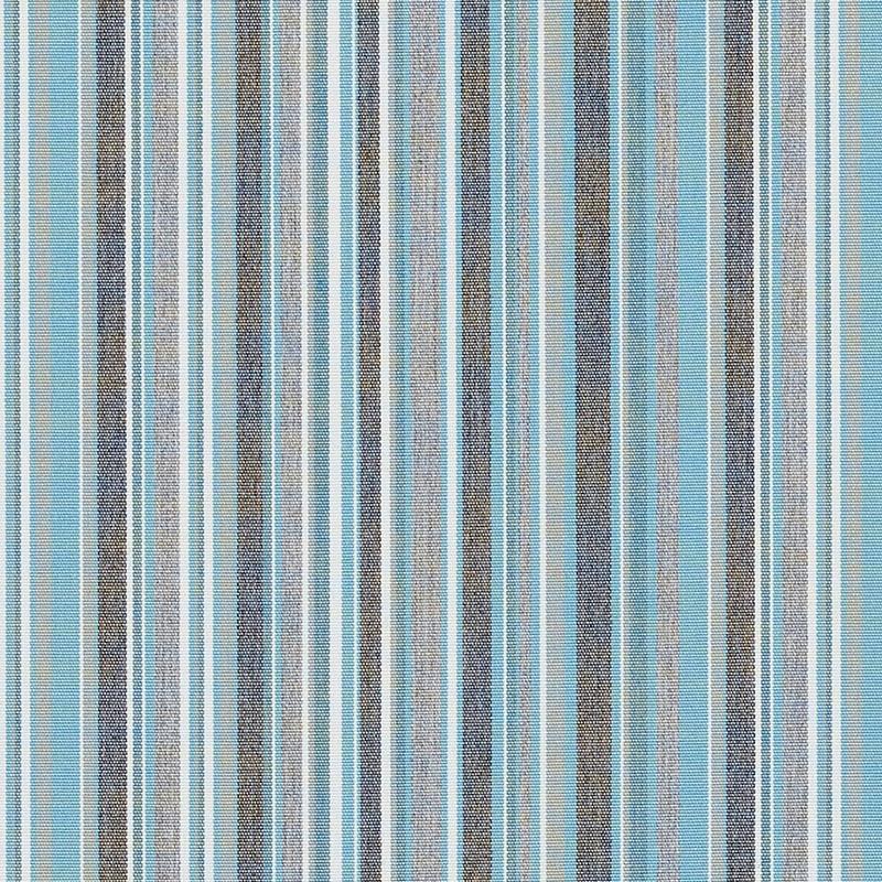 Ткань  Sunbrella Stripes 776 Porto blue chine 