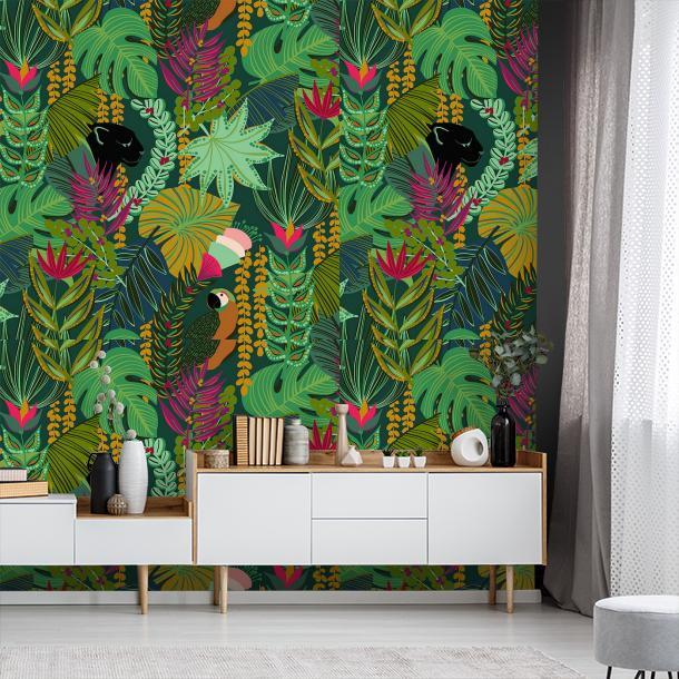 Обои для стен  Faboie Whispering In The Jungle F-WJ1001  5