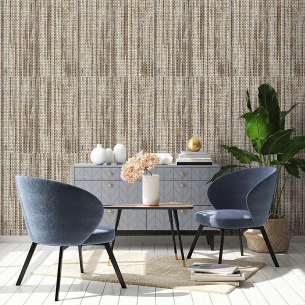 Метражные обои для стен  Metallic Paper Weaves PJ6212  2