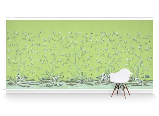 Обои для стен  MuralSources Chinoiserie murals CH-350-PR1-2T 