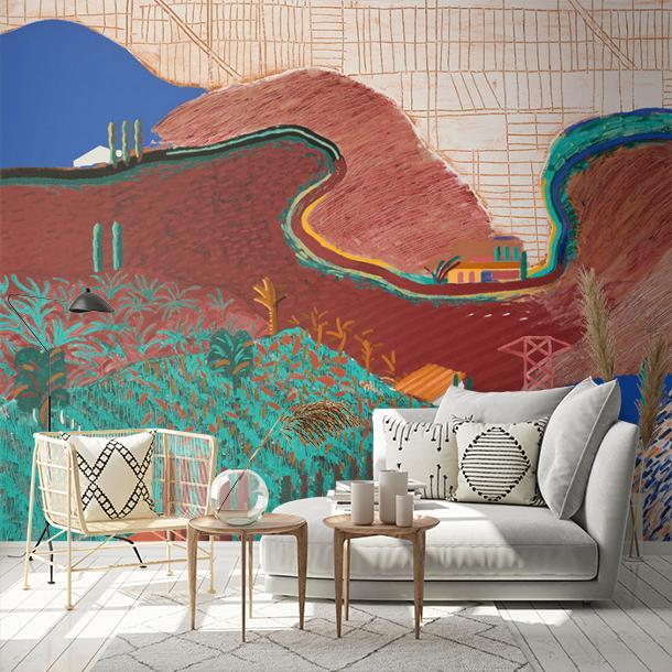 Обои для стен  Faboie Silk Painting II F-SN22005  1