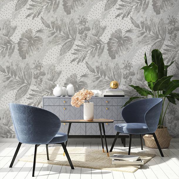 Обои для стен  Cyan Stone Song of leaf L-SL201  2