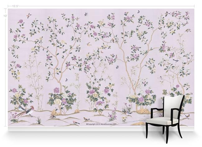 Обои для стен  MuralSources Chinoiserie murals CH-241-IG-2T 