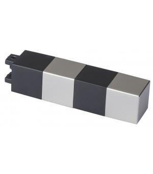 Карниз   2-embouts-bicolor-nickel-givre-noir-mat-d20x20 