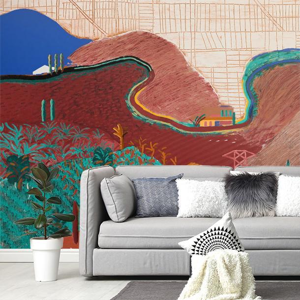 Обои для стен  Faboie Silk Painting II F-SN22005  3