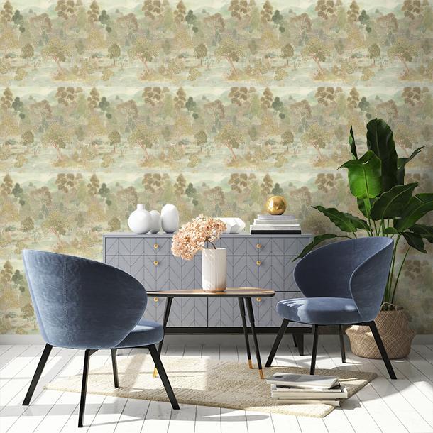 Обои для стен  Zoffany Indienne Wallcoverings 313123  2