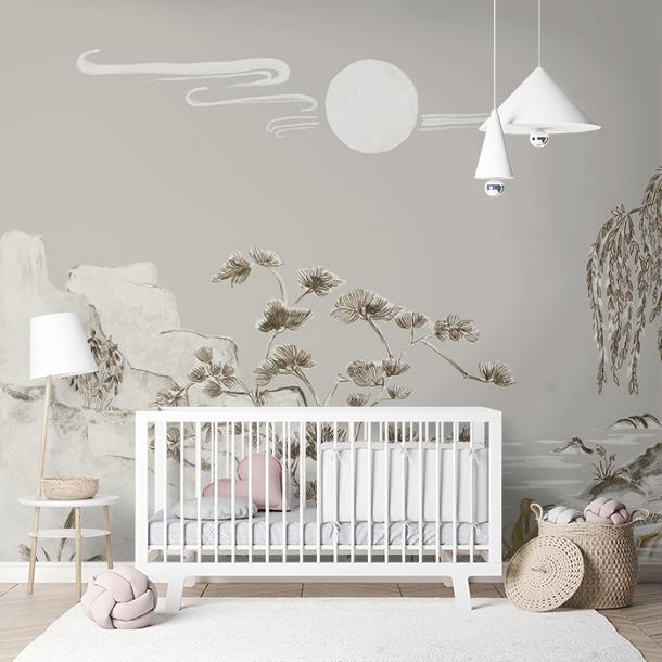 Обои для стен  Faboie Silk Painting I F-SN3001  8