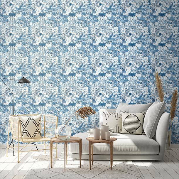 Обои для стен  Clarke&Clarke Mythica Wallcoverings W0216-02  1