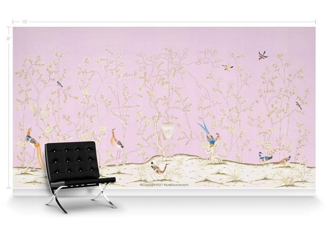 Обои для стен MuralSources Chinoiserie murals CH-143-AS-2T 