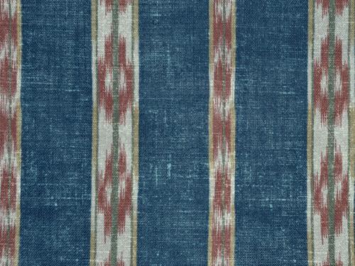 Ткань Titley and Marr Ikat Collection Ikat-Stripe-03-Turquoise 