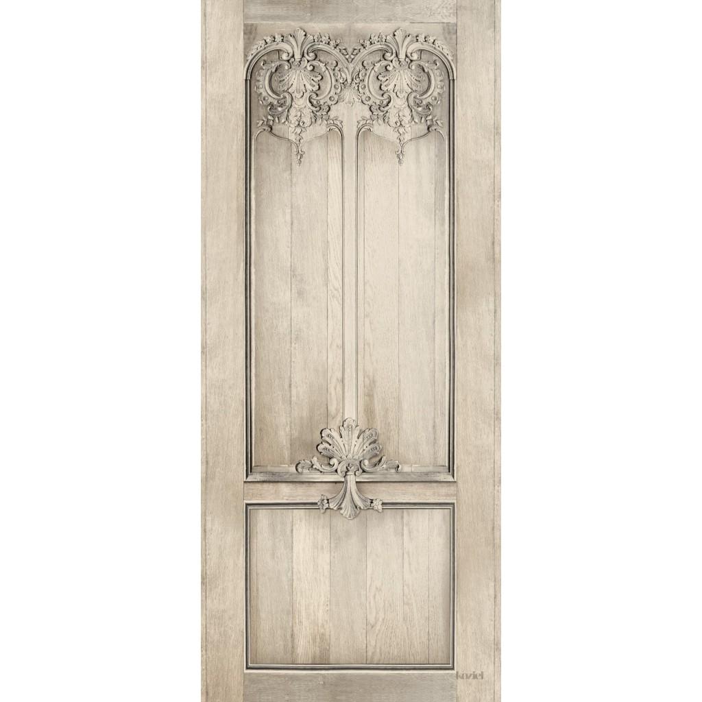 Обои для стен  Koziel Louis XV woodworks (Velvet) beige-louis-xv-panelling-velvet-door-covering 